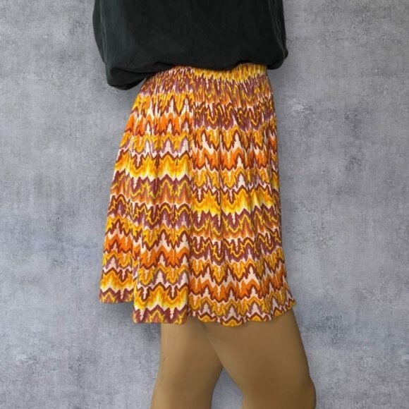 70s Vintage Handmade Elastic Waist Skirt – Size Small - Picture 4 of 5